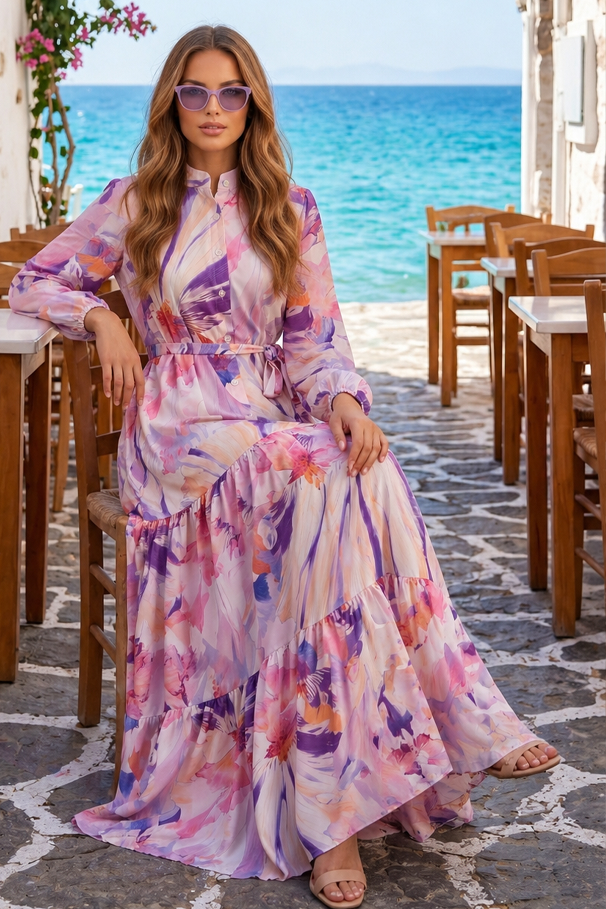 Patterned Hijab Jessica Dress