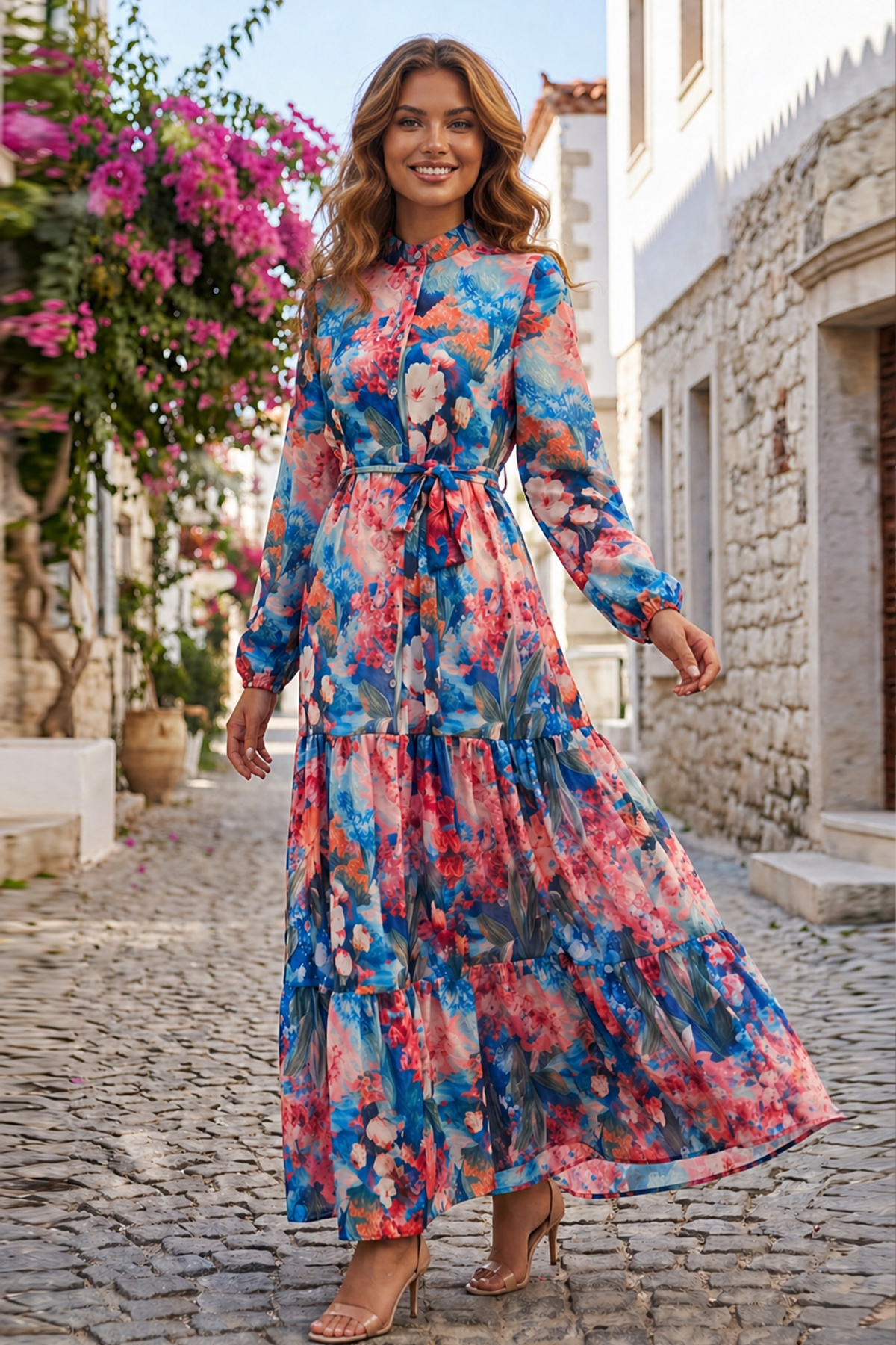 Patterned Hijab Jessica Dress