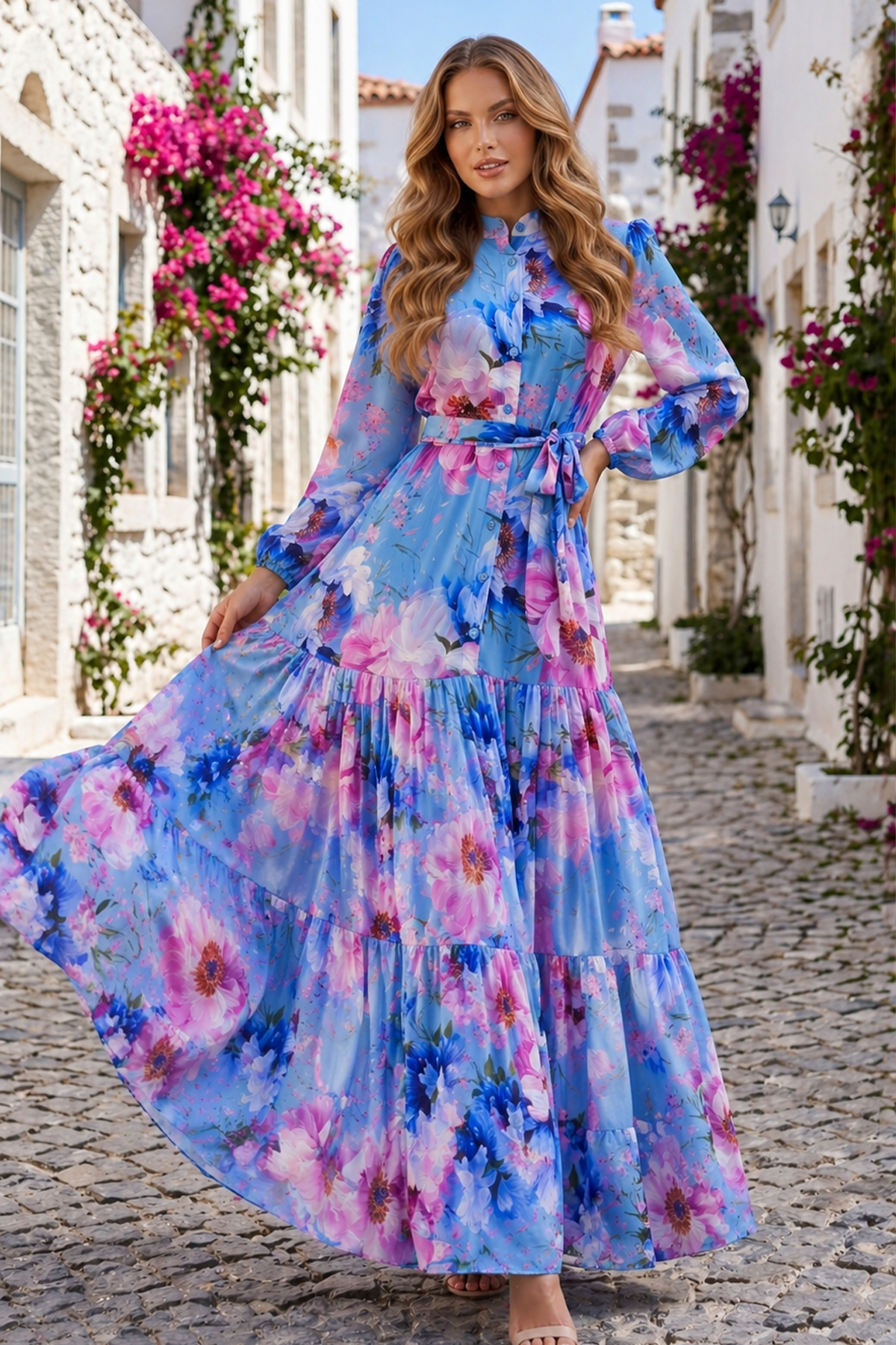 Patterned Hijab Jessica Dress
