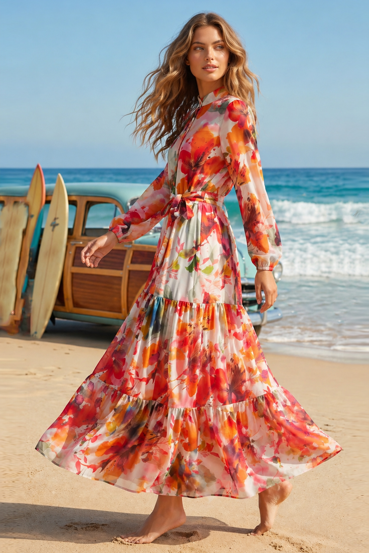 Patterned Hijab Jessica Dress