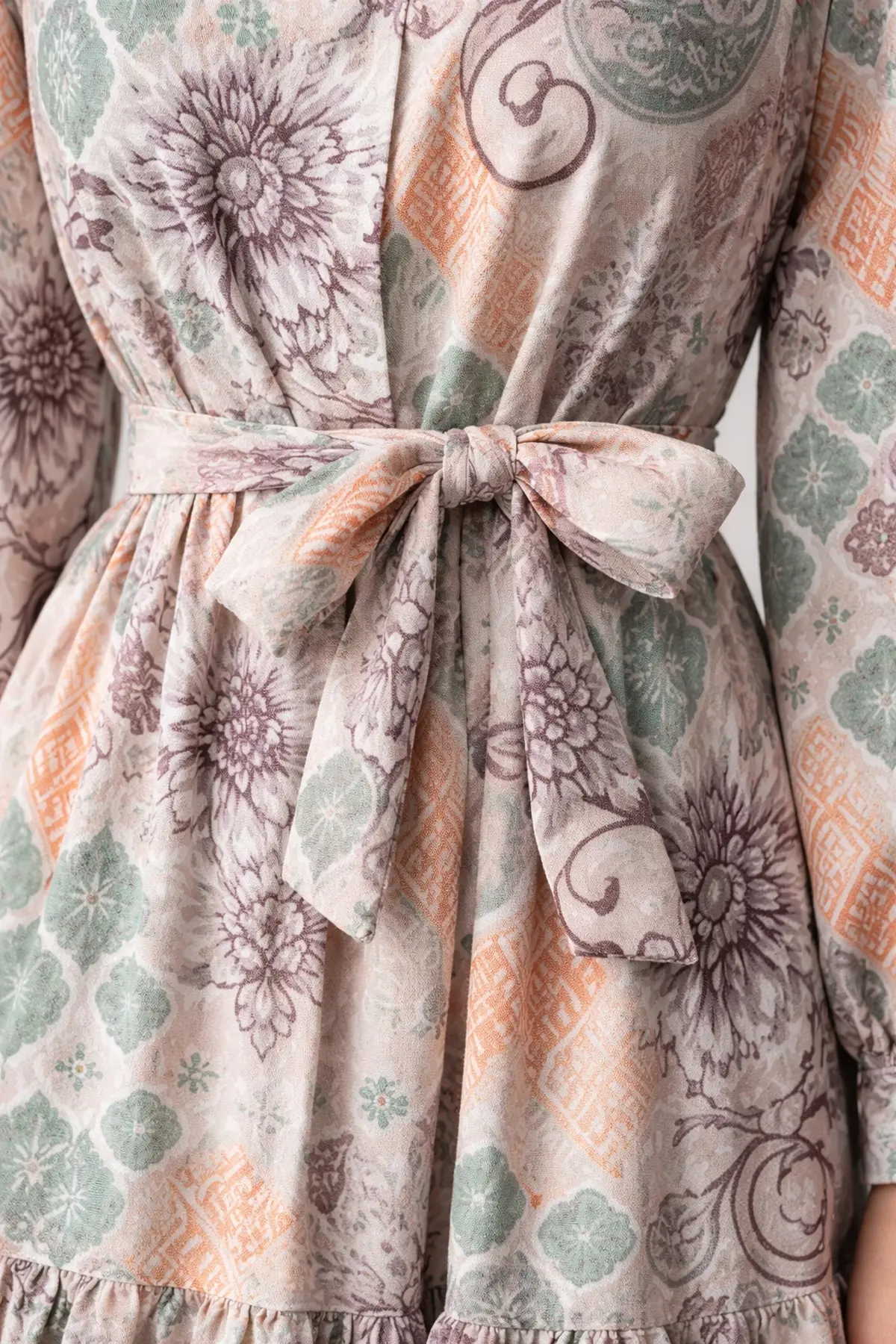 Patterned Hijab Jessica Dress-detail