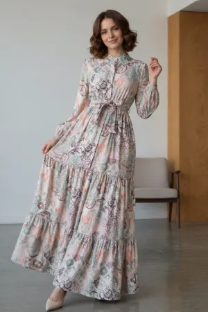 Patterned Hijab Jessica Dress