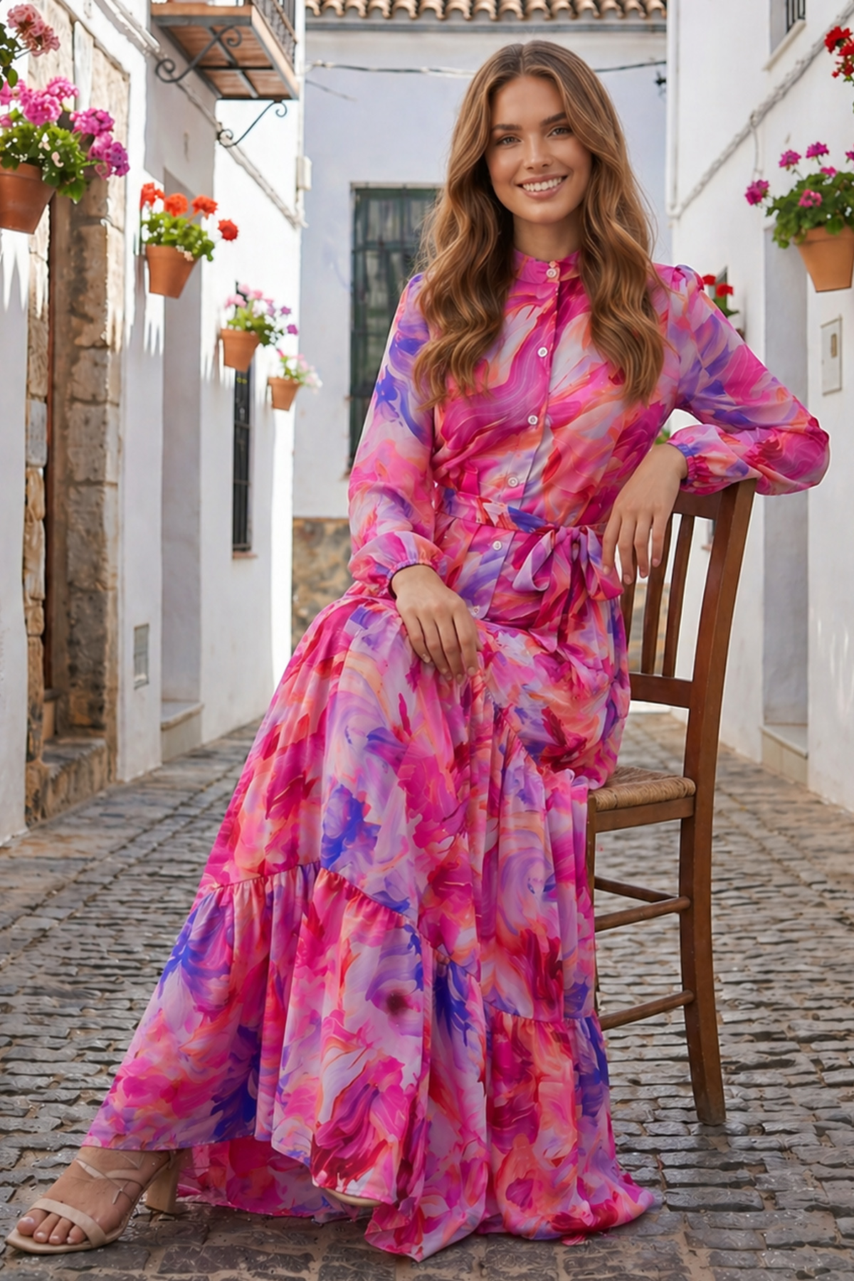 Patterned Hijab Jessica Dress