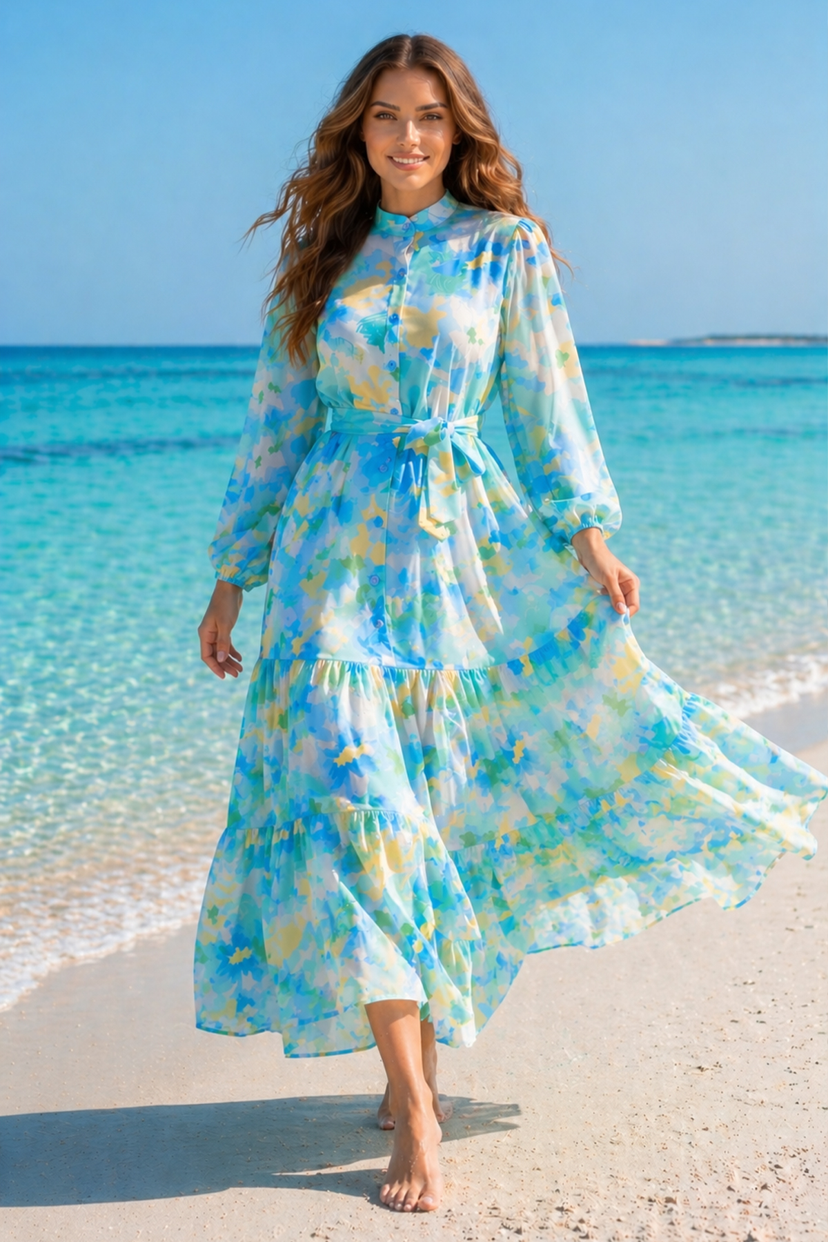 Patterned Hijab Jessica Dress