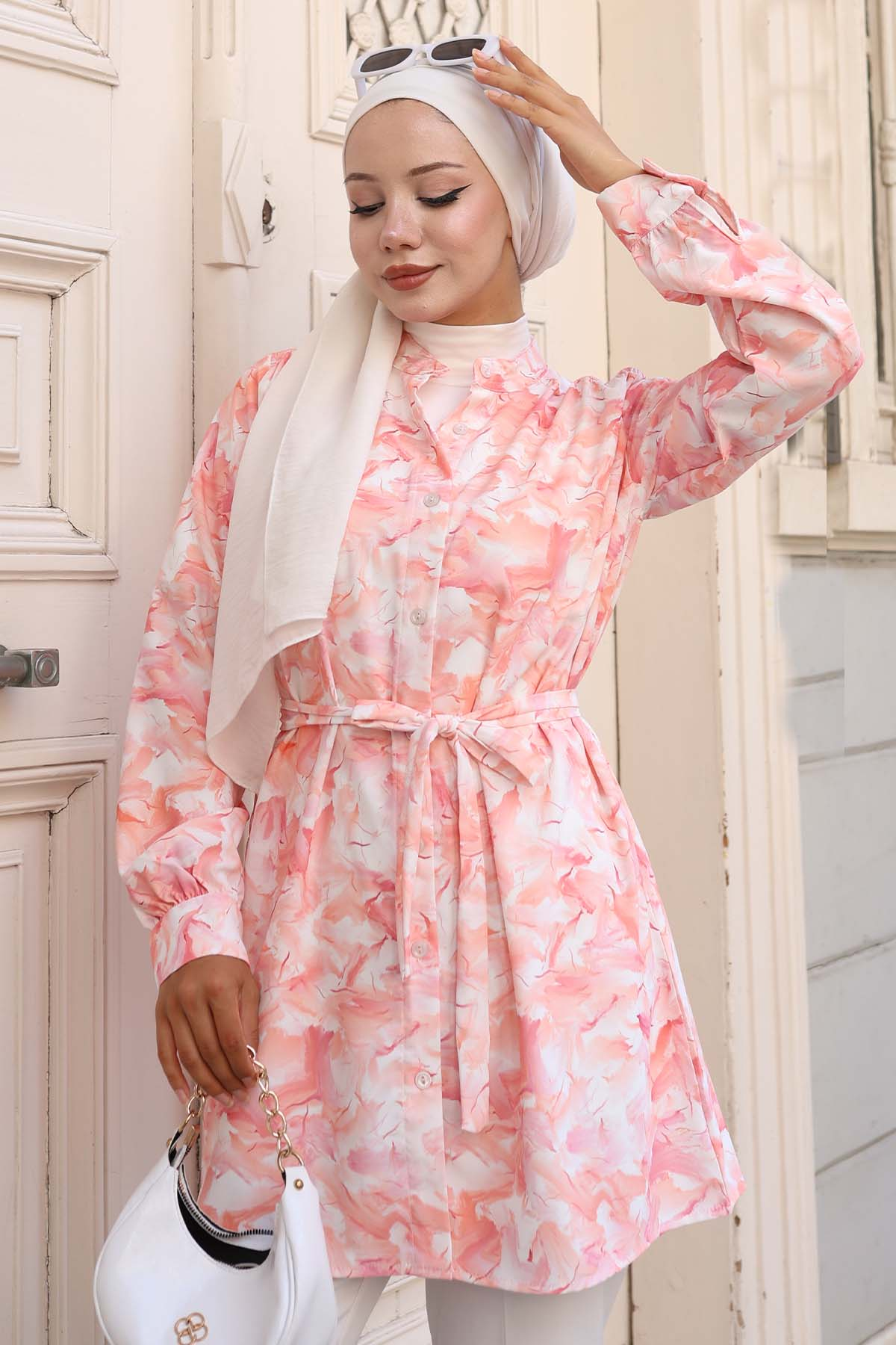 Patterned Hijab Shirt