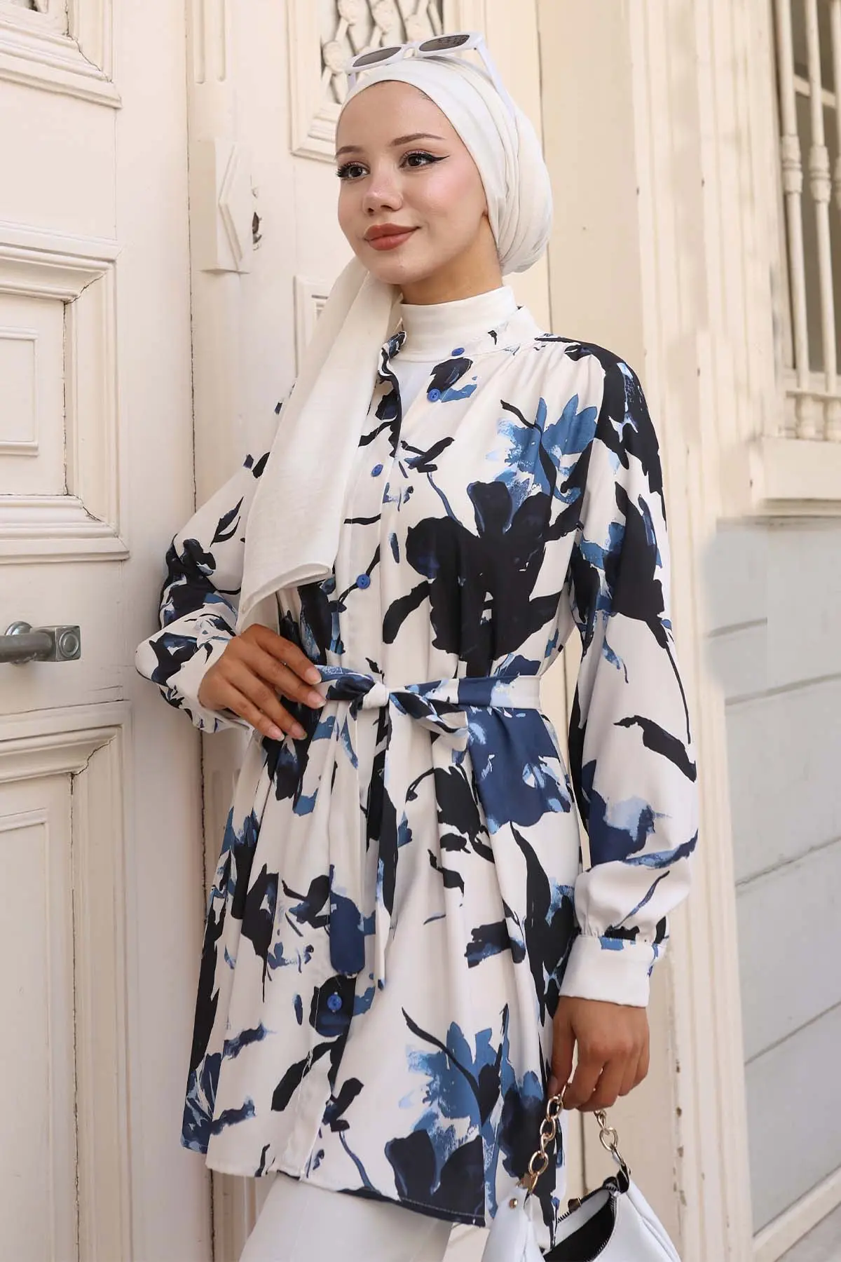 Patterned Hijab Shirt