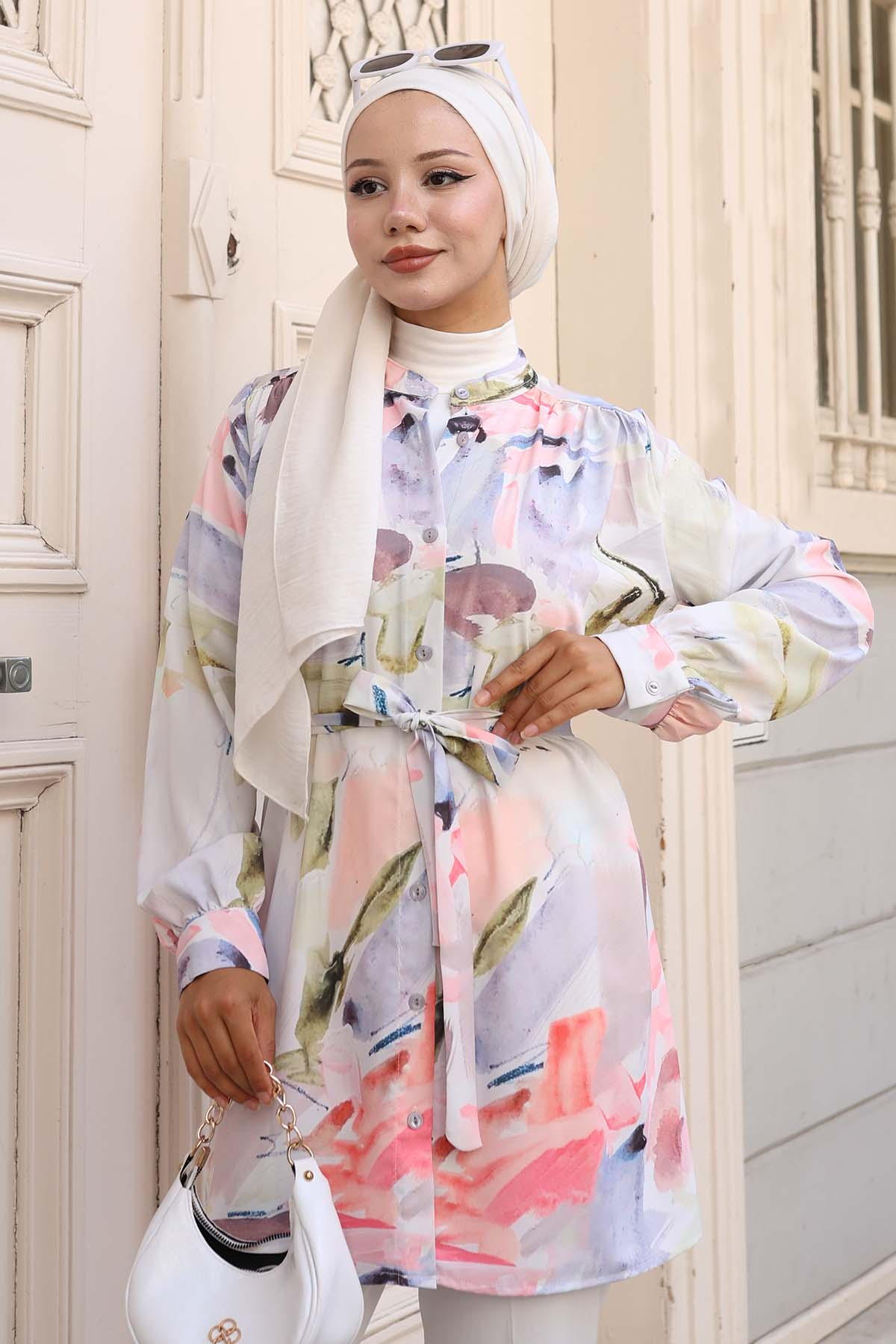 Patterned Hijab Shirt