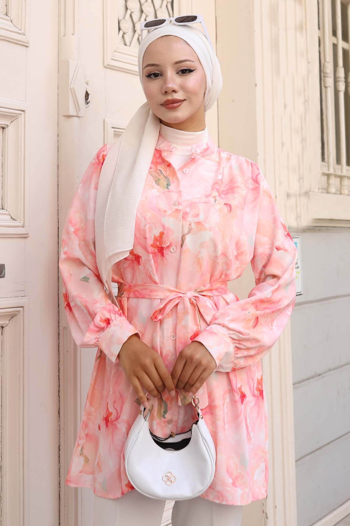 Patterned Hijab Shirt