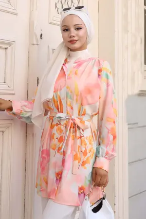 Patterned Hijab Shirt