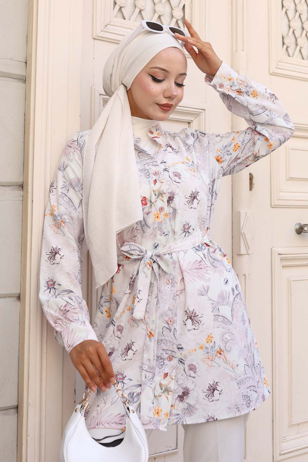 Patterned Hijab Shirt