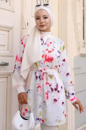 Patterned Hijab Shirt