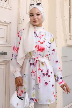 Patterned Hijab Shirt