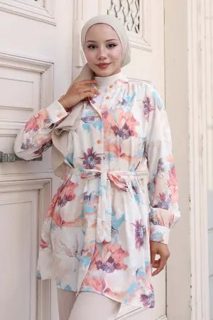 Patterned Hijab Shirt