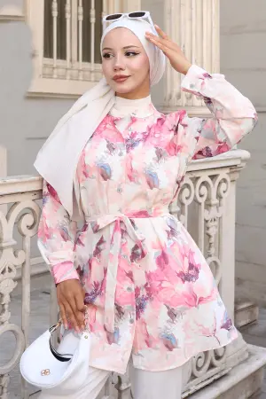 Patterned Hijab Shirt