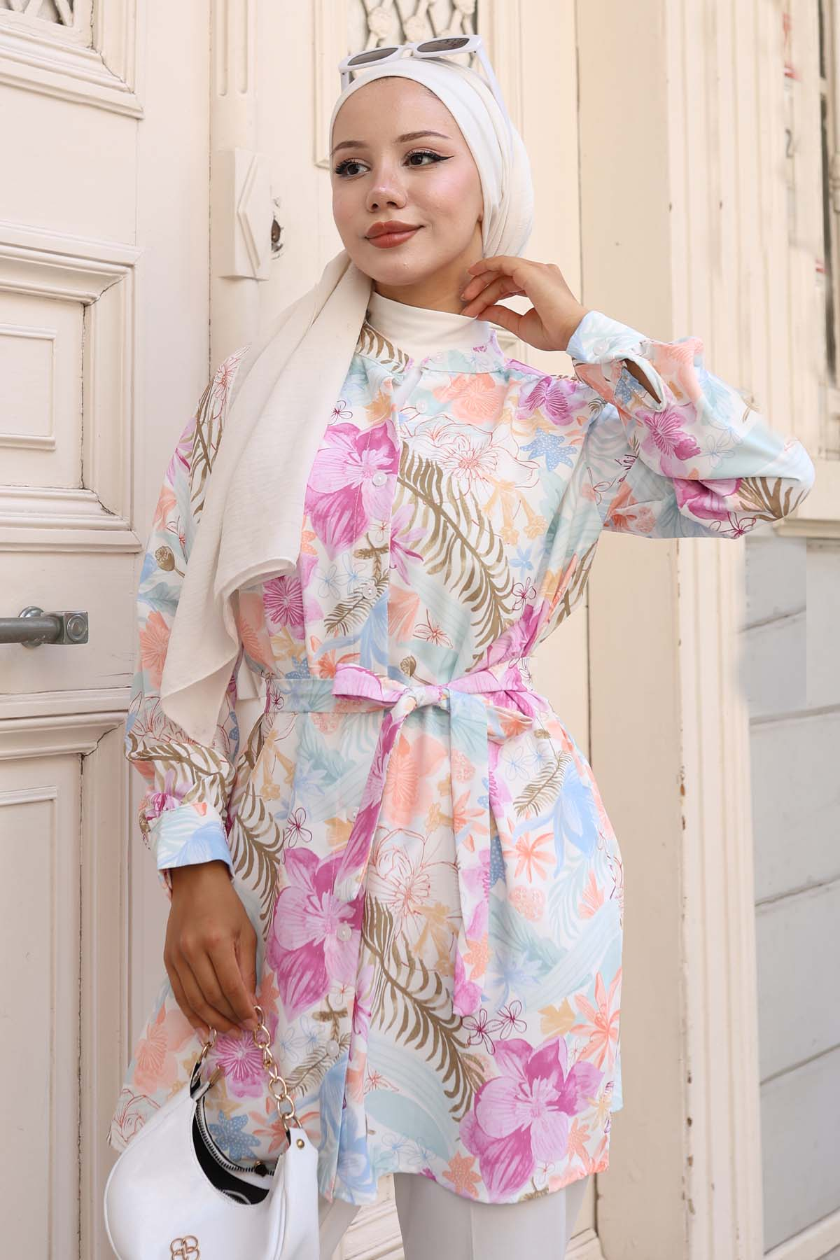 Patterned Hijab Shirt