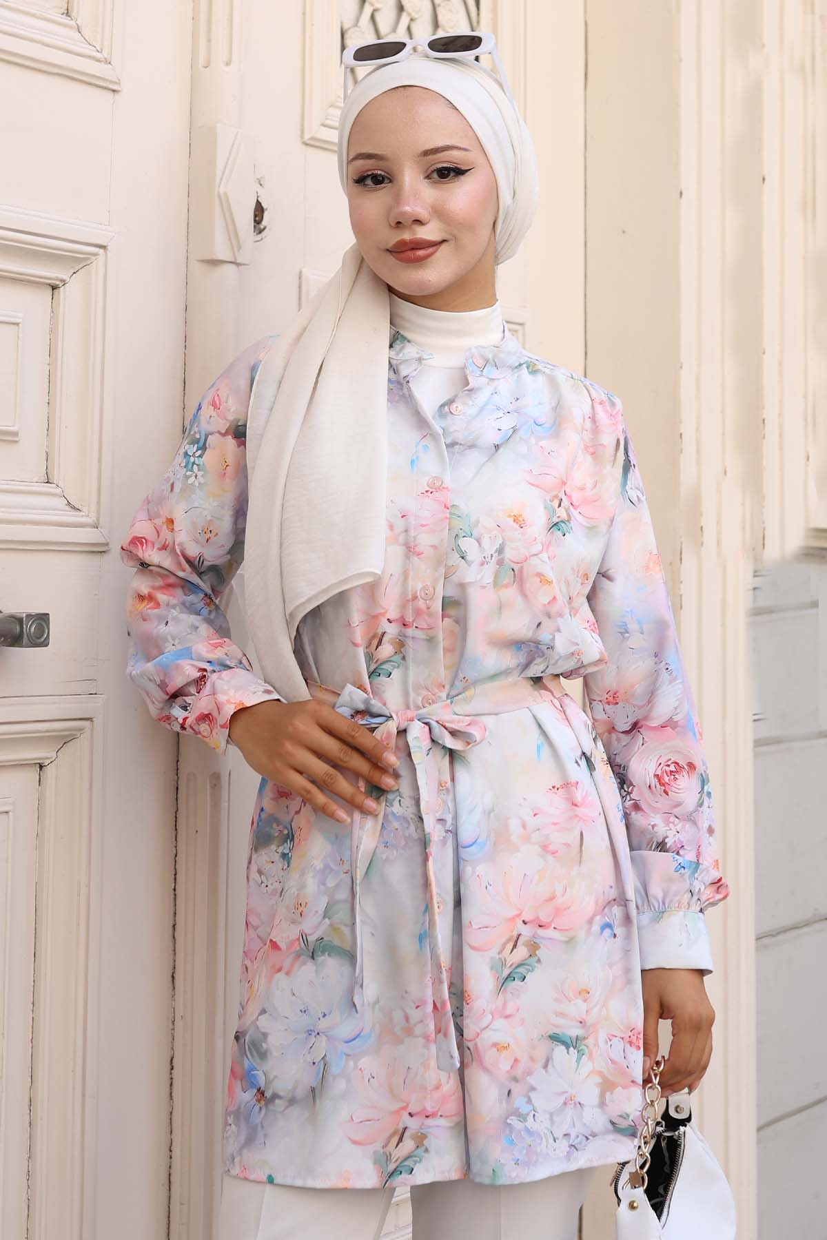 Patterned Hijab Shirt
