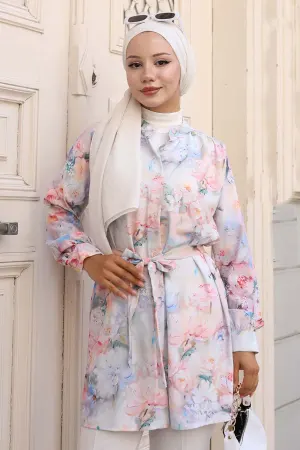 Patterned Hijab Shirt