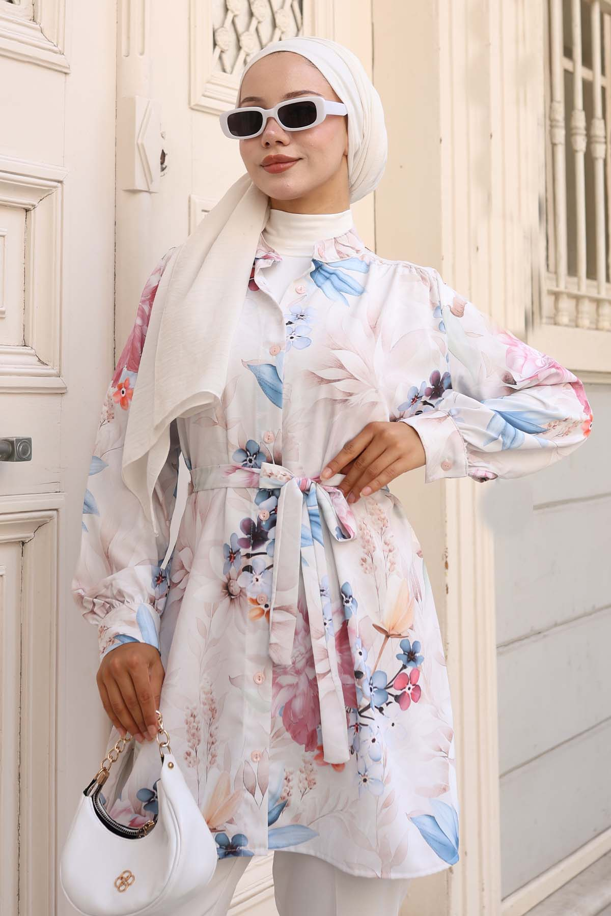Patterned Hijab Shirt