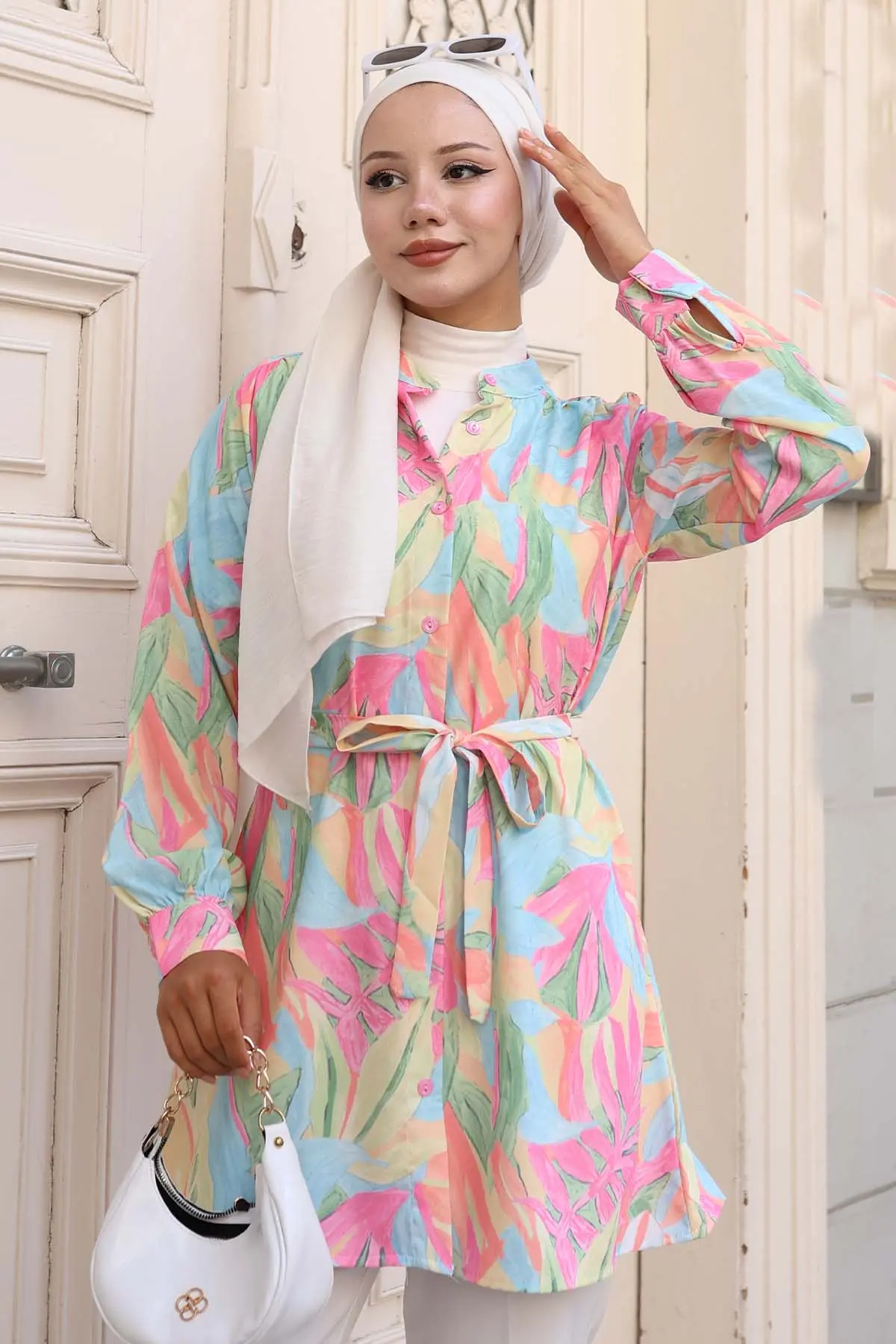Patterned Hijab Shirt