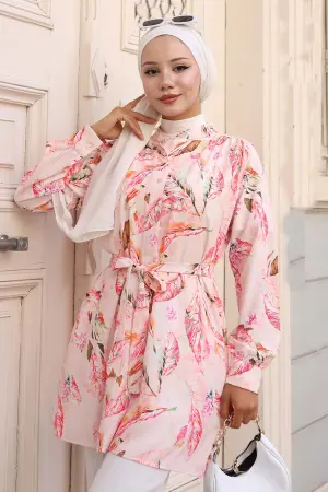 Patterned Hijab Shirt