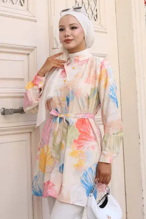 Patterned Hijab Shirt