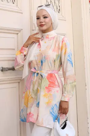 Patterned Hijab Shirt