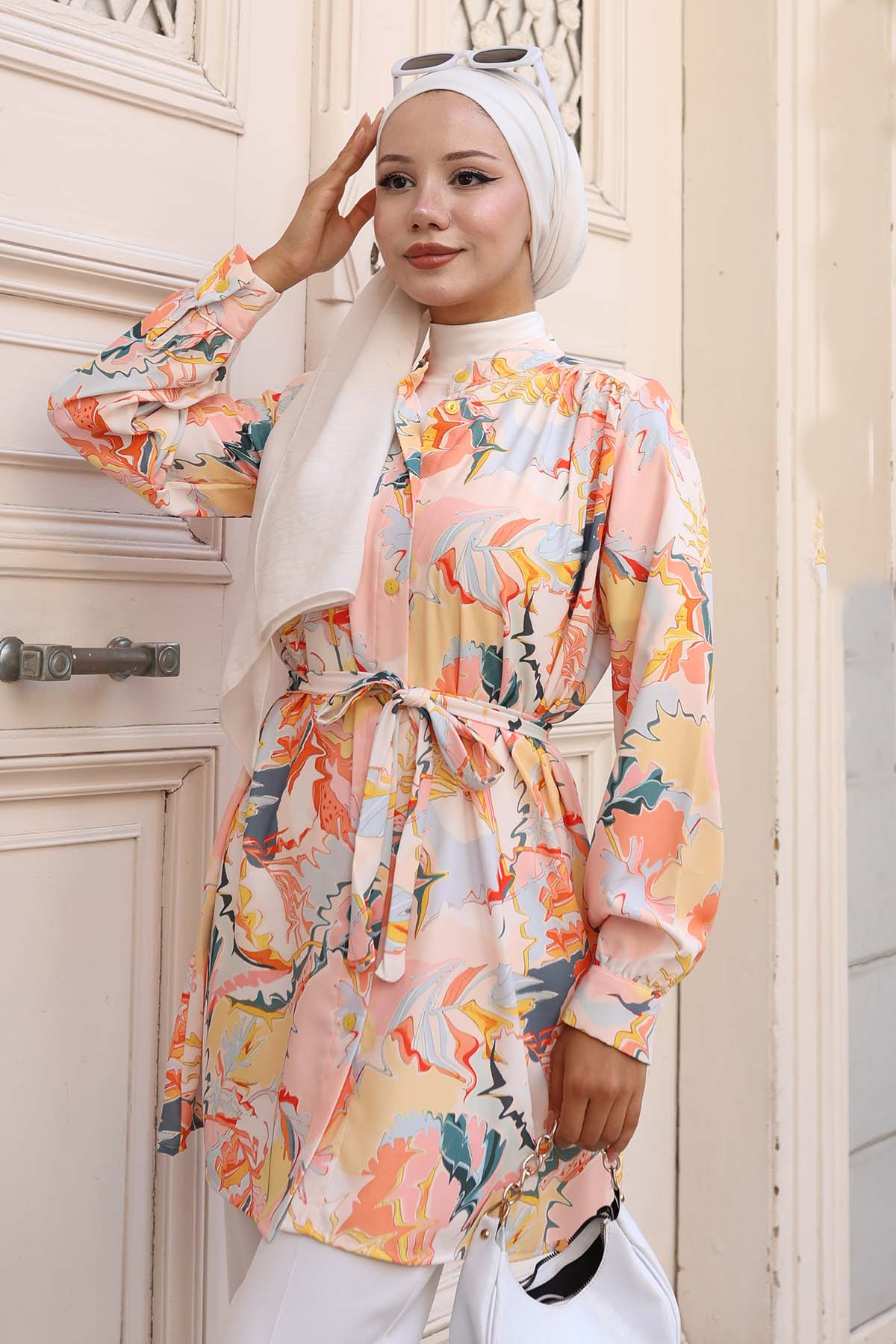 Patterned Hijab Shirt