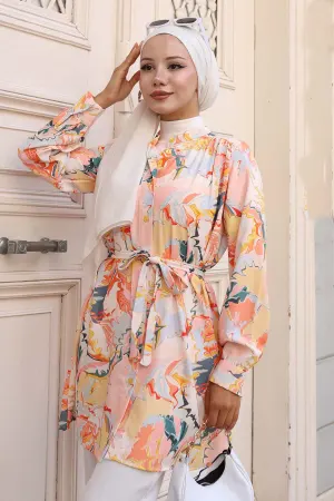 Patterned Hijab Shirt