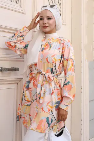 Patterned Hijab Shirt