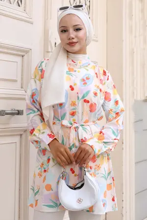 Patterned Hijab Shirt