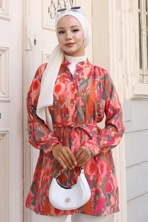 Patterned Hijab Shirt