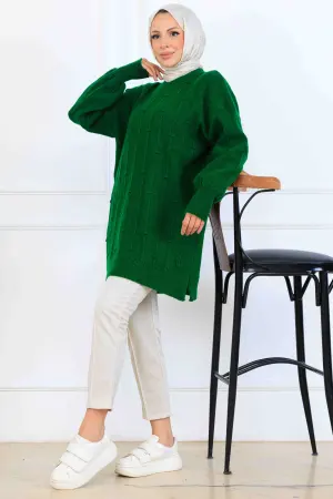 Patterned Knit Tunic