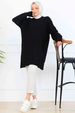 Patterned Knit Tunic