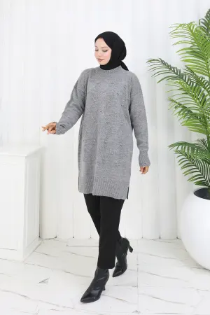 Patterned Knit Tunic