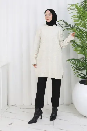 Patterned Knit Tunic