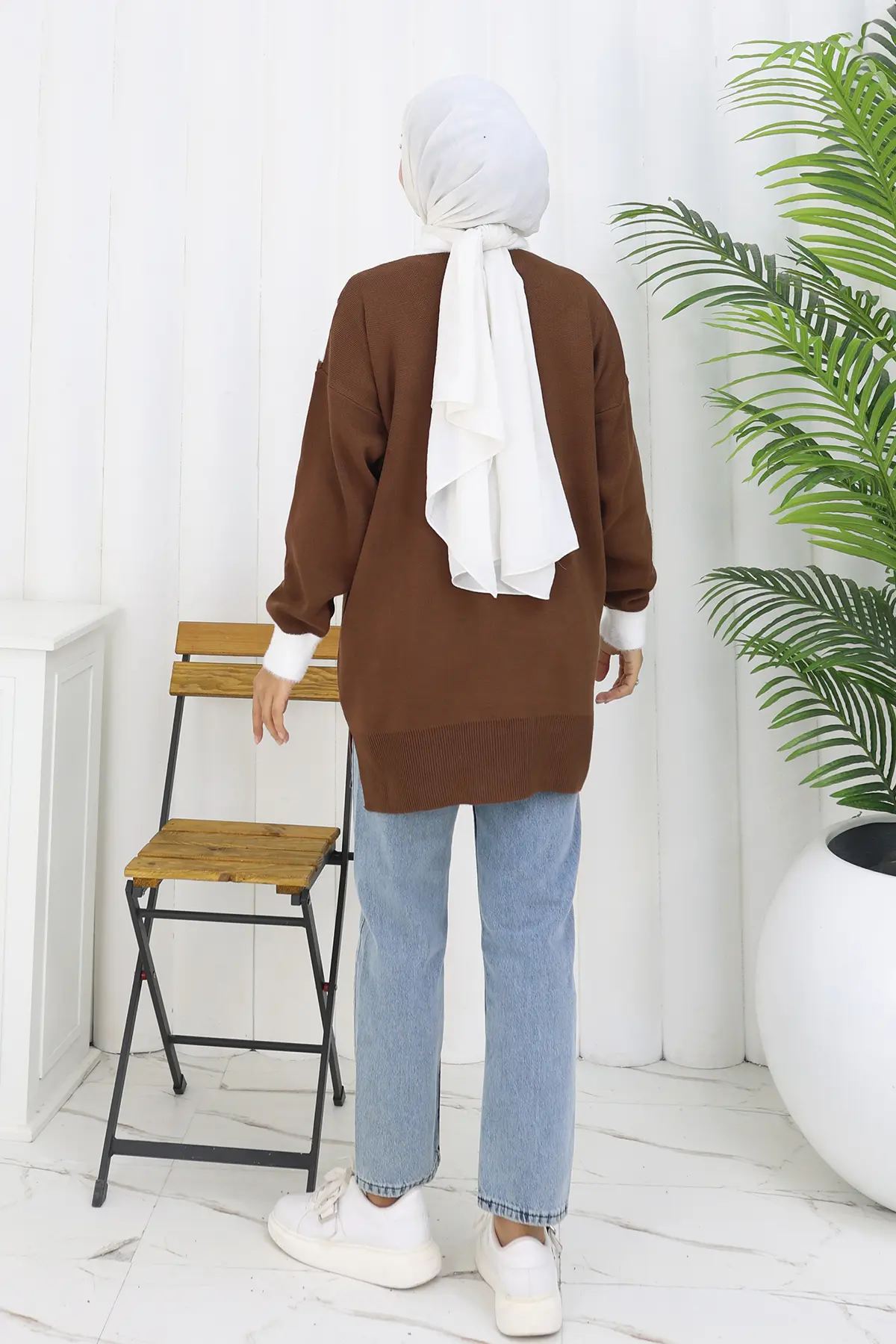 Patterned Knit Tunic-detail