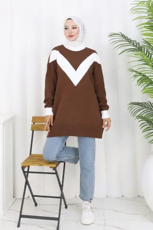 Patterned Knit Tunic