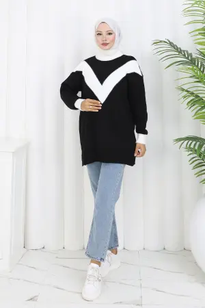 Patterned Knit Tunic