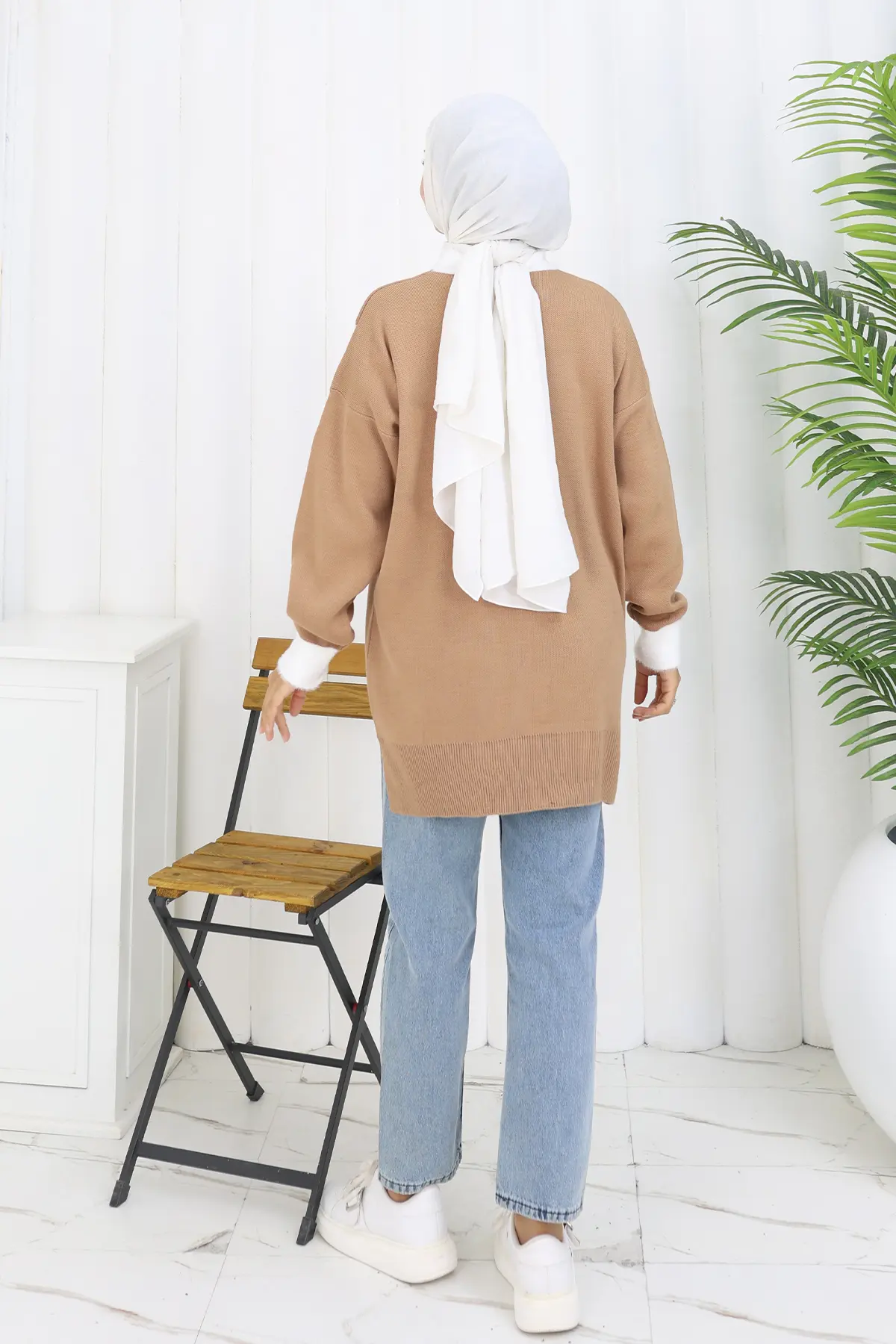 Patterned Knit Tunic-detail