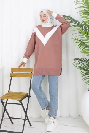 Patterned Knit Tunic