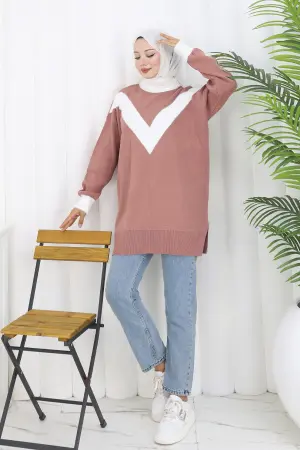 Patterned Knit Tunic