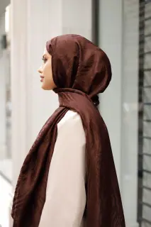 Patterned Silky Jacquard Shawl