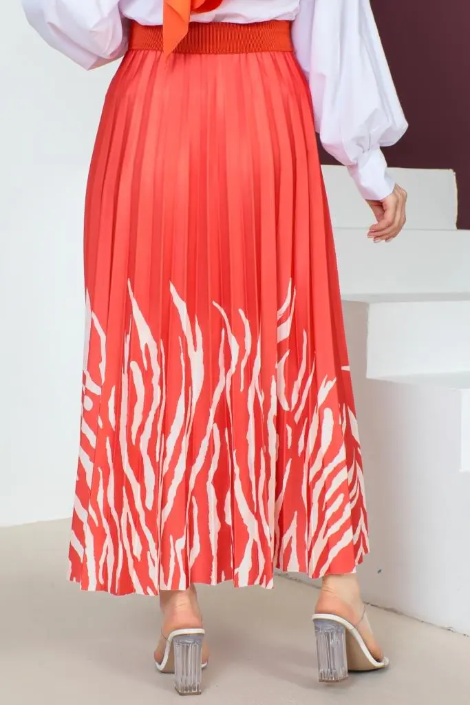 Patterned Skirt-detail