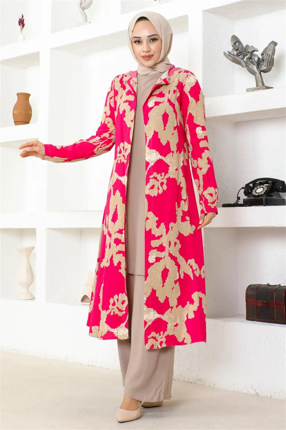 Patterned Three Piece Set-detail