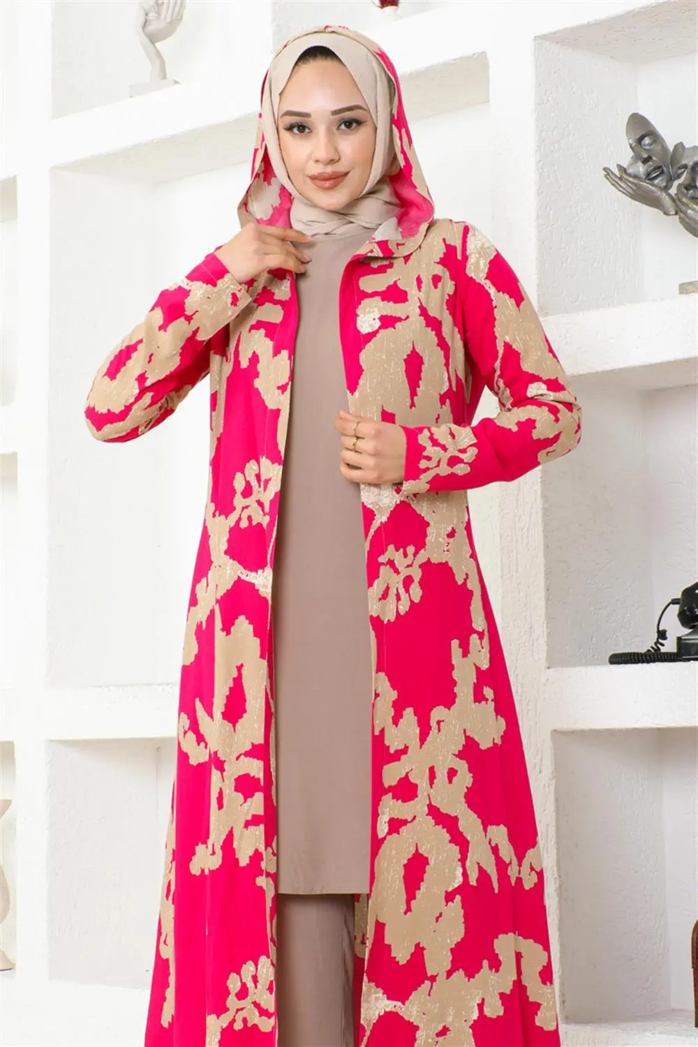 Patterned Three Piece Set-detail