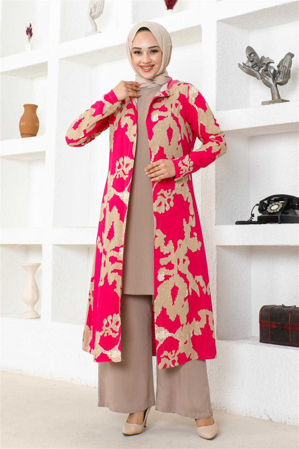 Patterned Three Piece Set