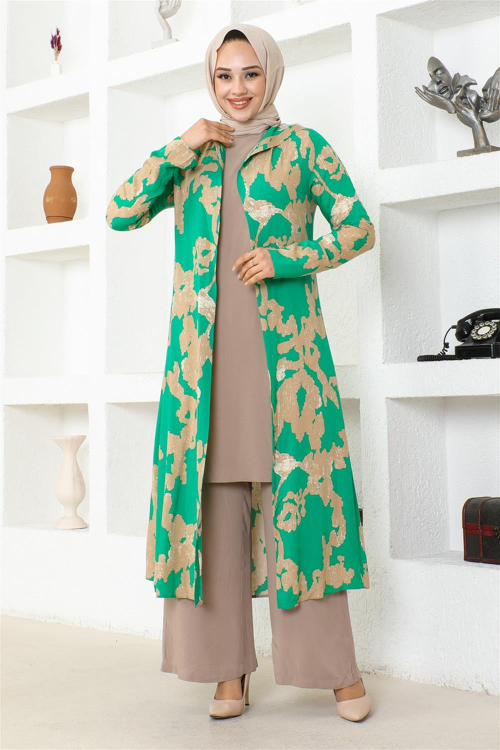 Patterned Three Piece Set