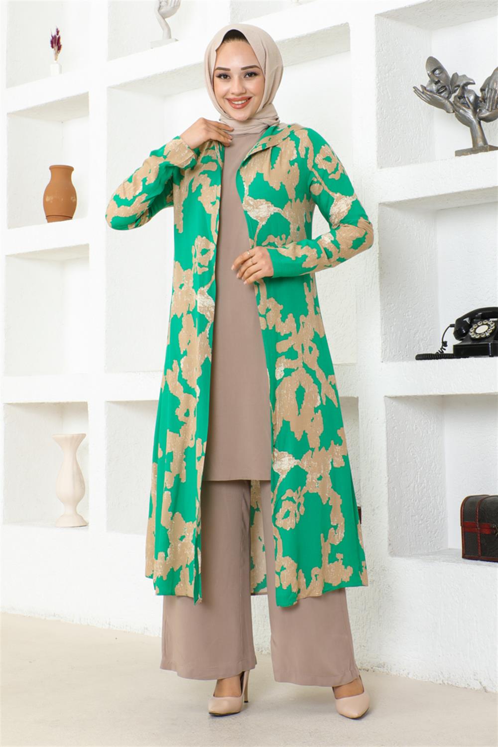 Patterned Three Piece Set