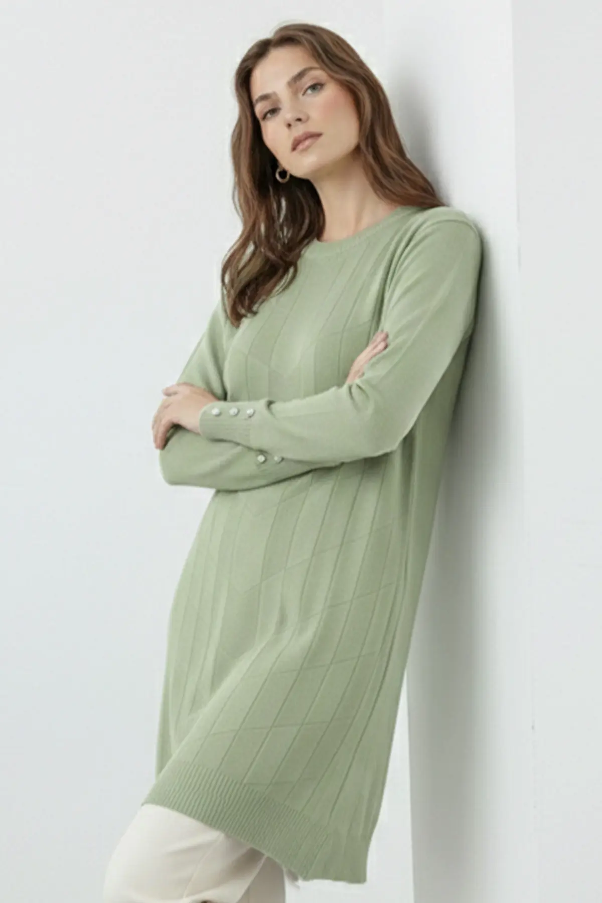 Patterned Tunic-detail