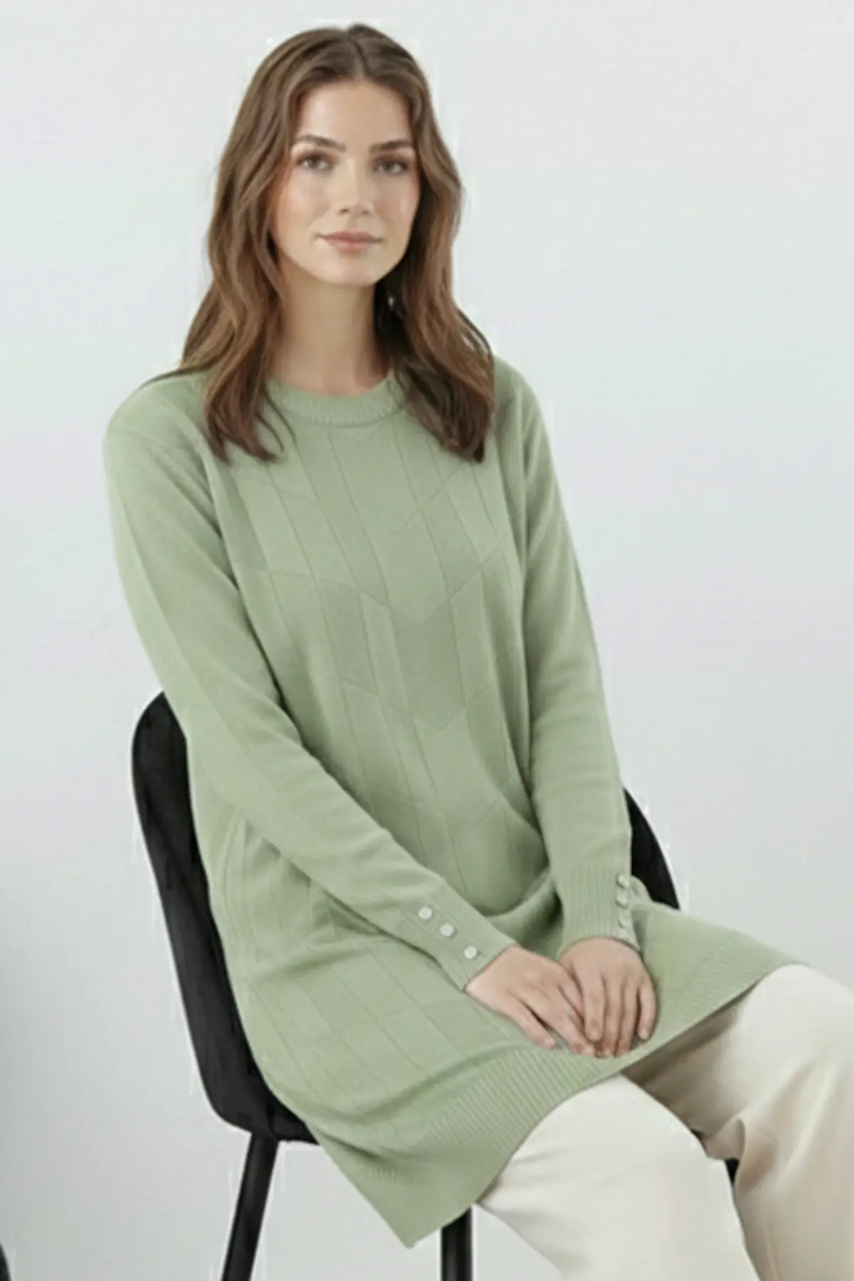 Patterned Tunic-detail